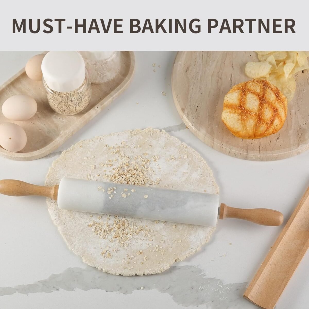 Non-Stick Polished Dough Roller