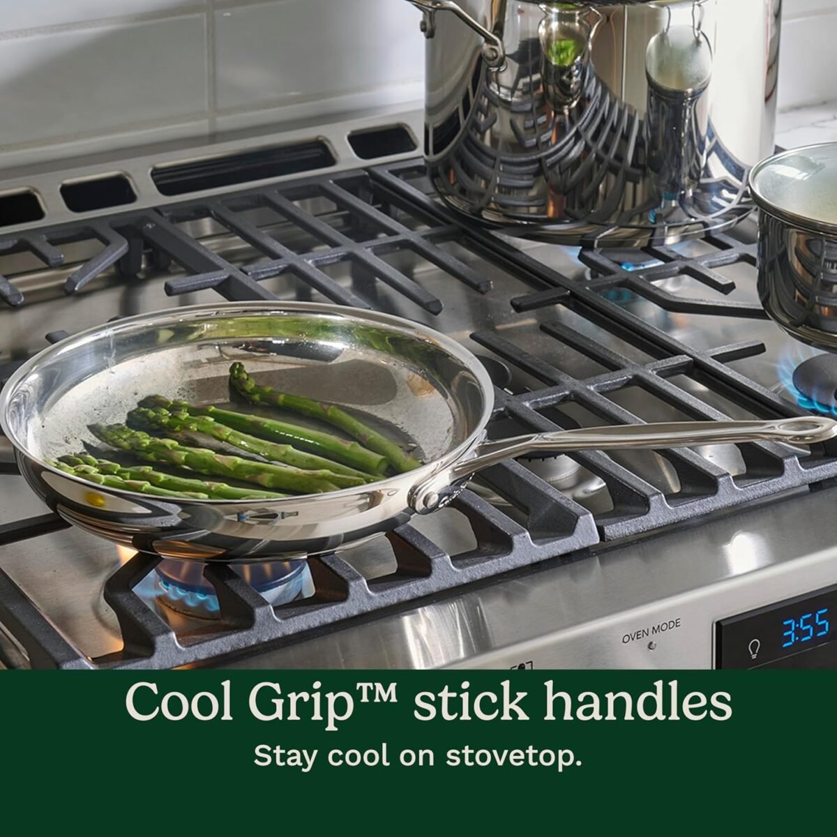 Classic 11-Piece Stainless Steel Pots and Pans Set