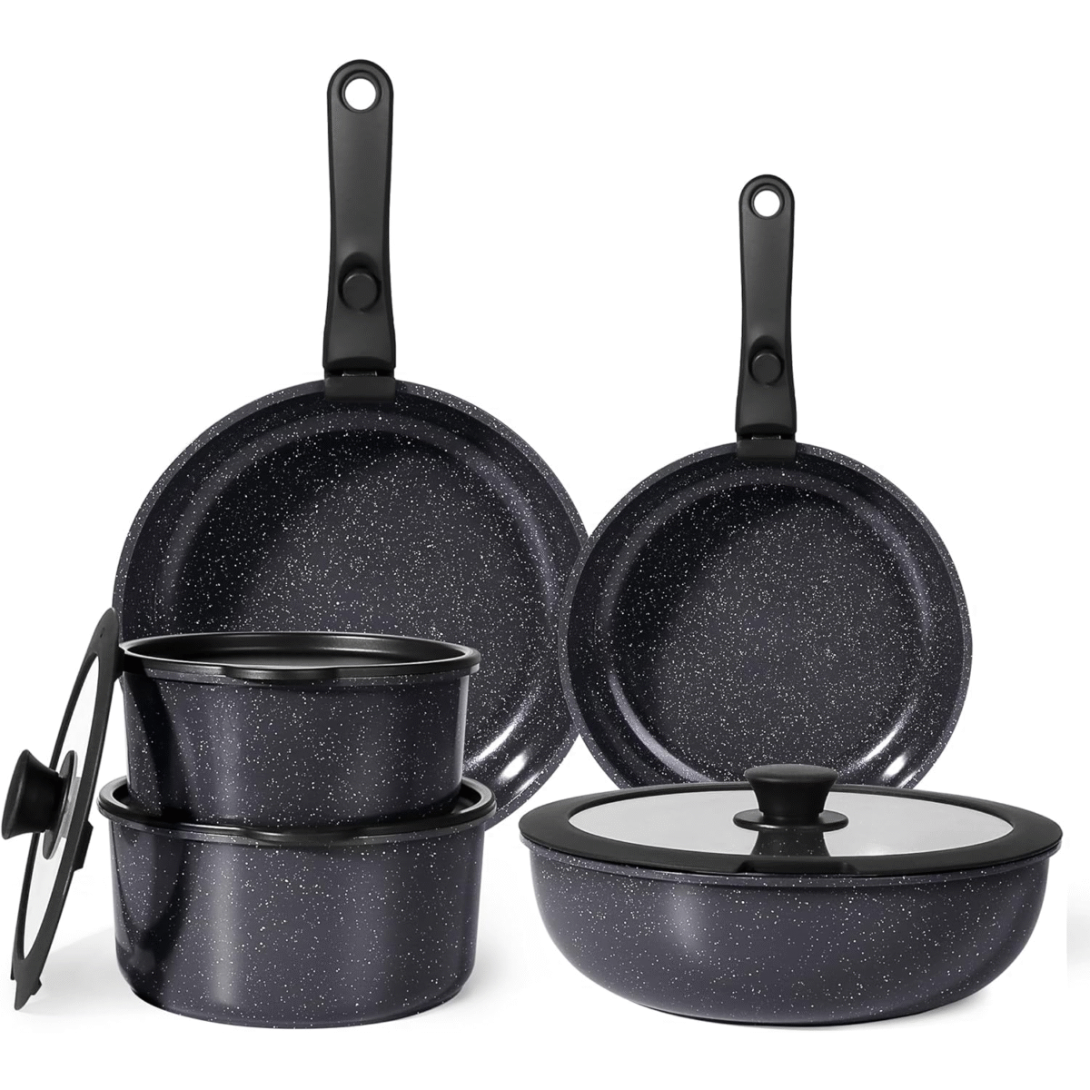Ceramic Pots and Pans Set Non Stick