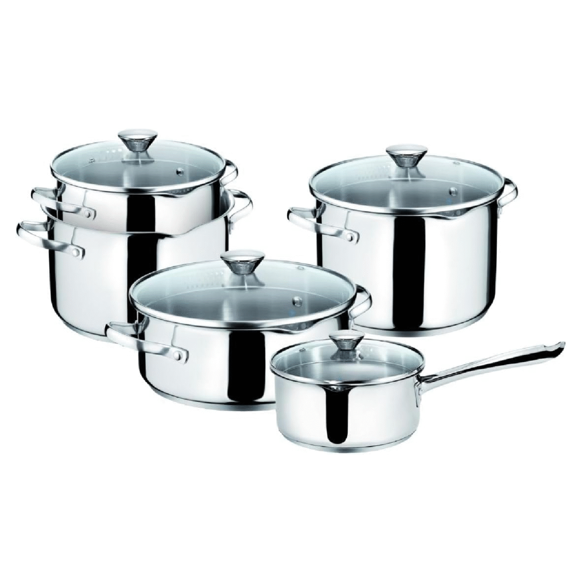 18/10 Premium Induction Kitchen Pots And Pans Stainless Steel Cookware