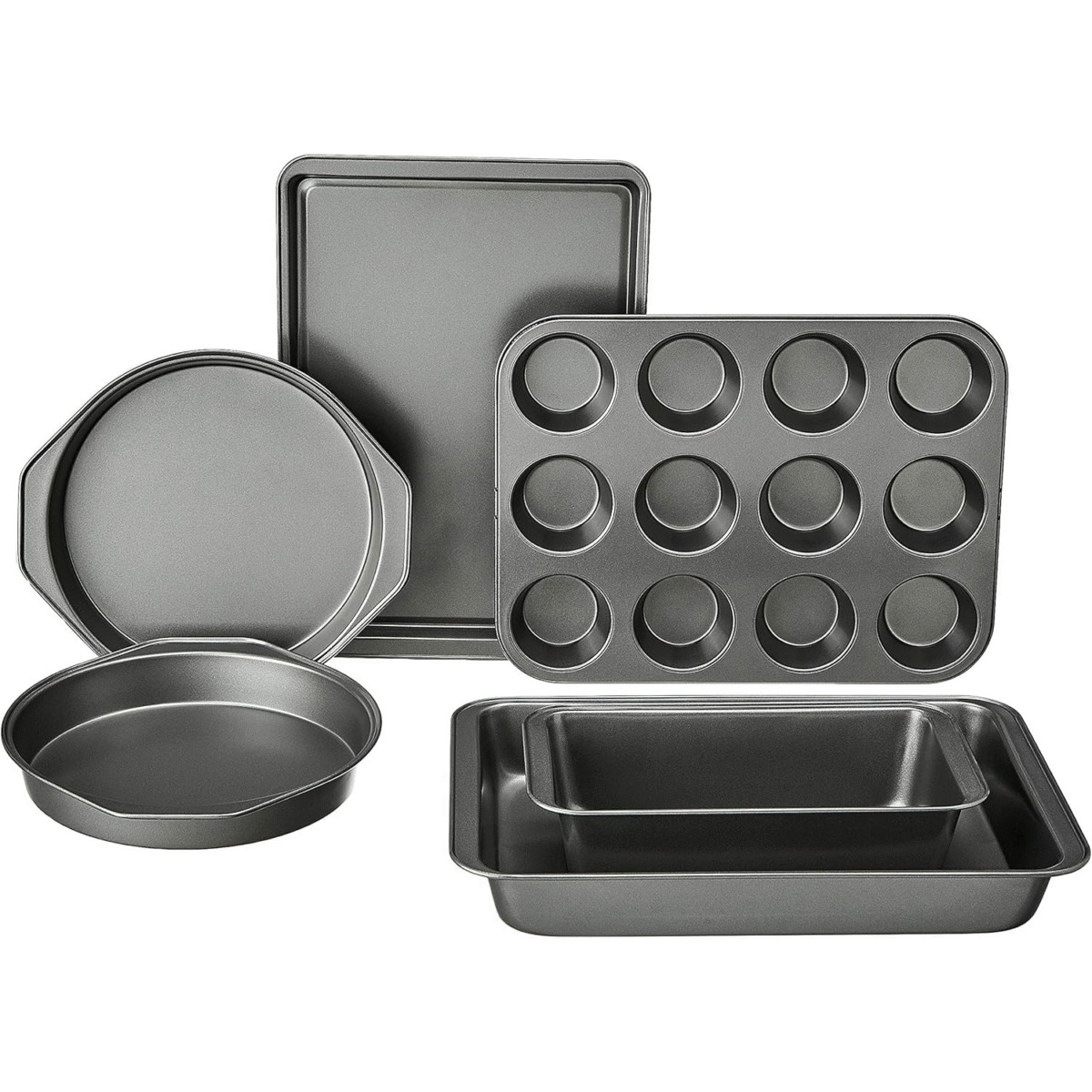 6 Piece Nonstick, Carbon Steel Oven Safe Bakeware Set