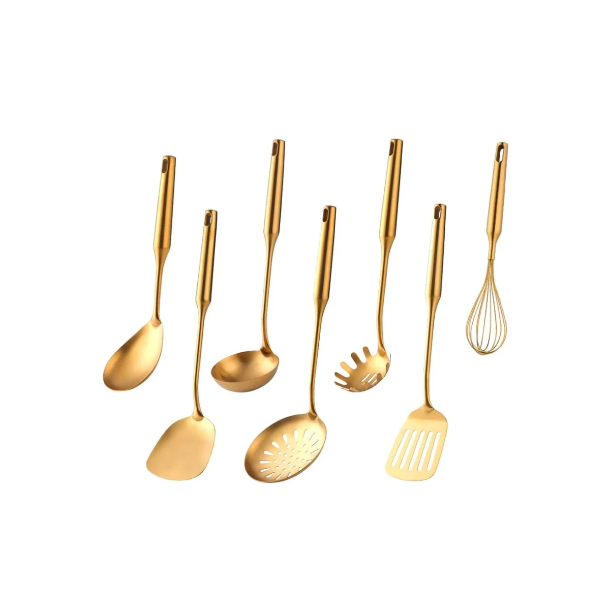7-Piece Gold Kitchen Utensil Set