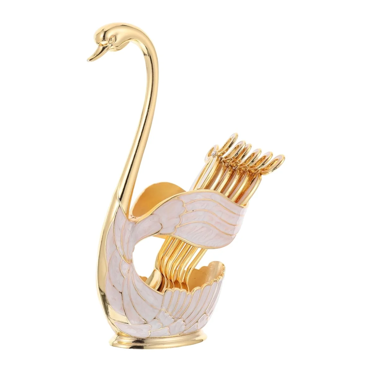 Elegant Fruit Spoon Holder Set